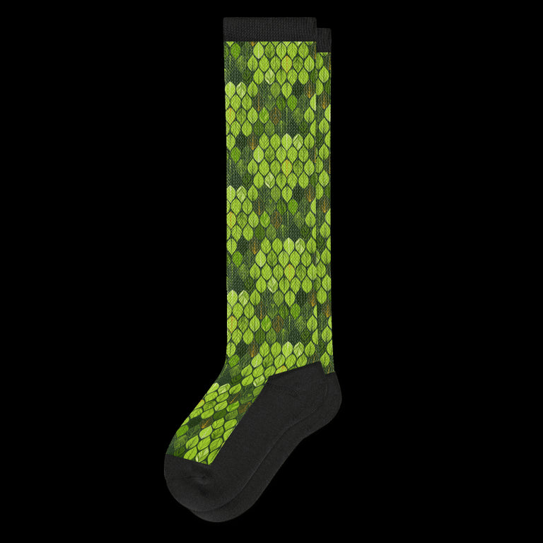 Leaf Mosaic EasyStretch™ Diabetic Socks