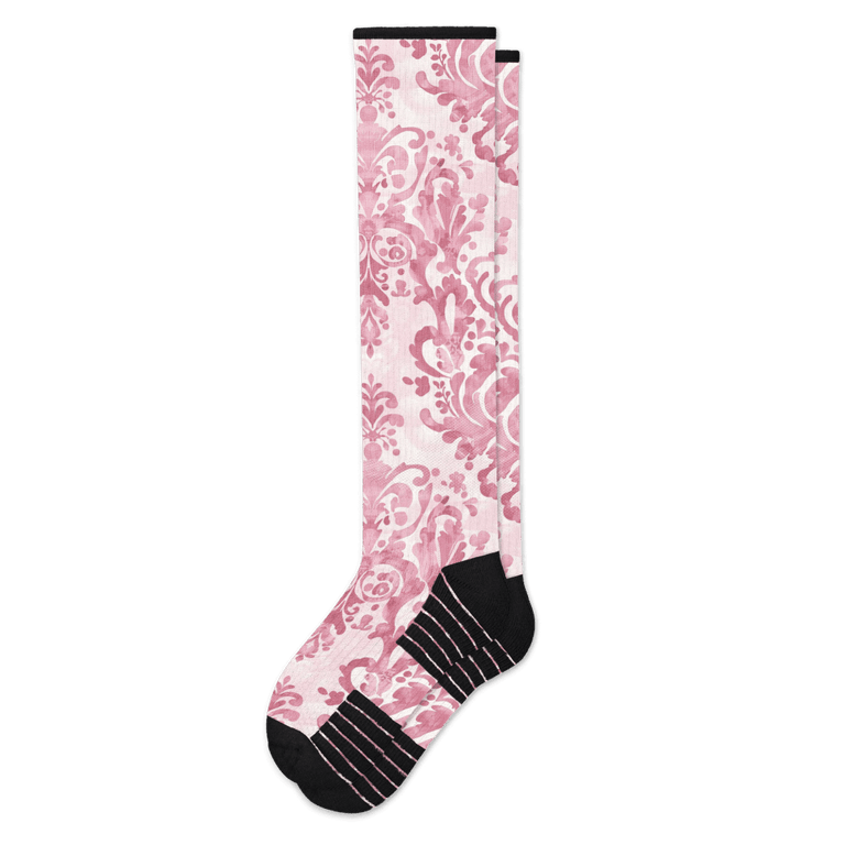 Regal Pink Compression Socks