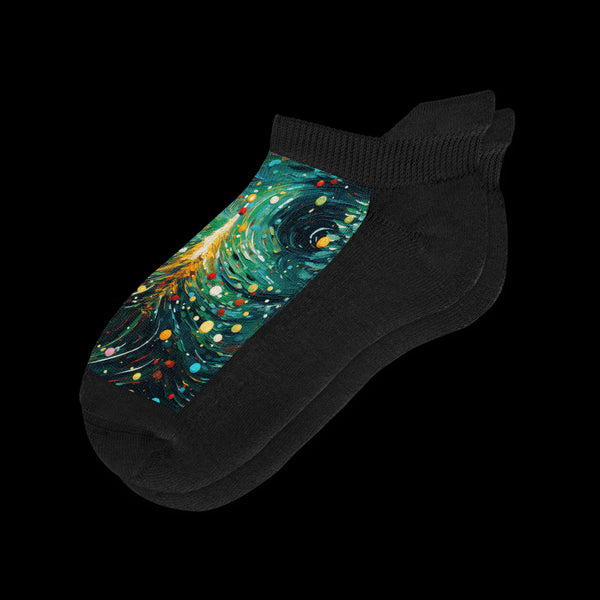 Starry Tree Ankle Diabetic Socks