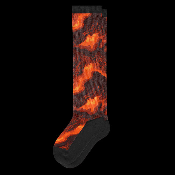 Floor Is Lava EasyStretch™ Diabetic Socks