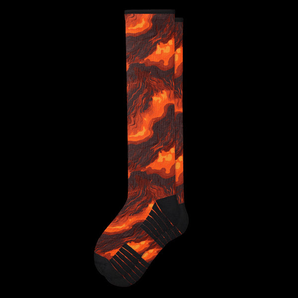 Floor Is Lava Compression Socks