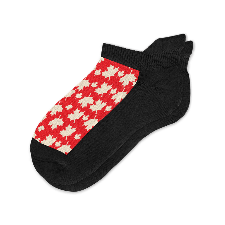Canadian Maple Ankle Socks
