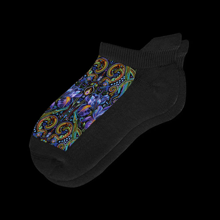 Iridescent Iris Ankle Socks