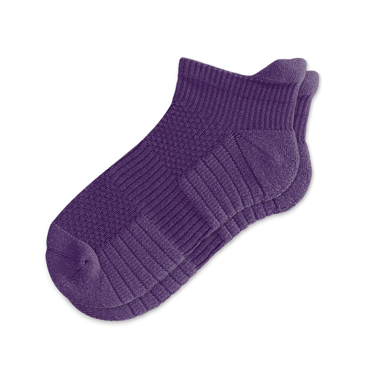 Royal Purple Ankle Compression Socks