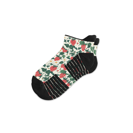 Strawberry Delight Ankle Compression Socks