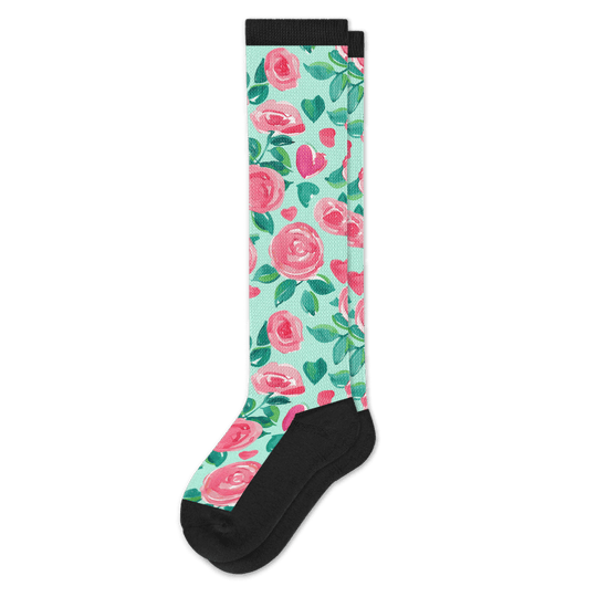 Sweet Roses EasyStretch™ Socks