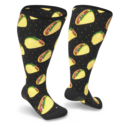 Taco Tuesday Diabetic Compression Socks