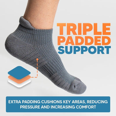 Viasox Gray Ankle Compression Socks alternate view