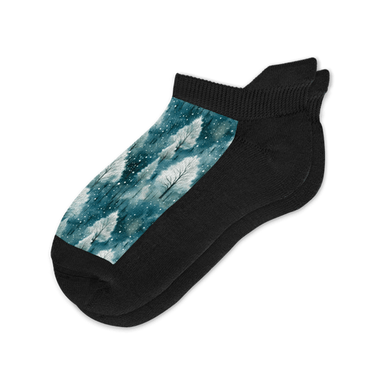 Winter Forest Ankle Socks