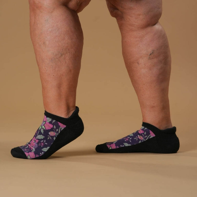 Dark Lavender Ankle Socks