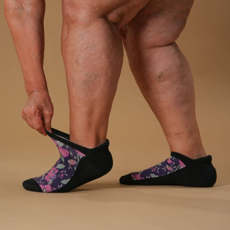 Dark Lavender Ankle Socks