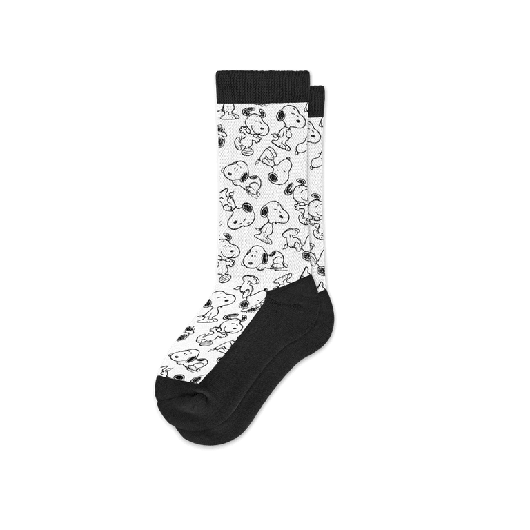 snoopy socks crew length